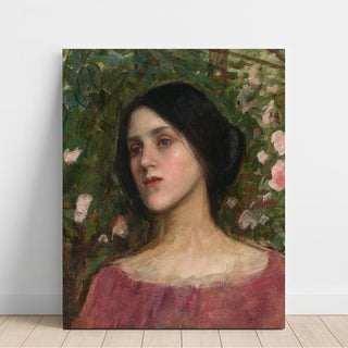 L'écrin de roses - John William Waterhouse | Reproduction Tableau Décoration murale affiche copie