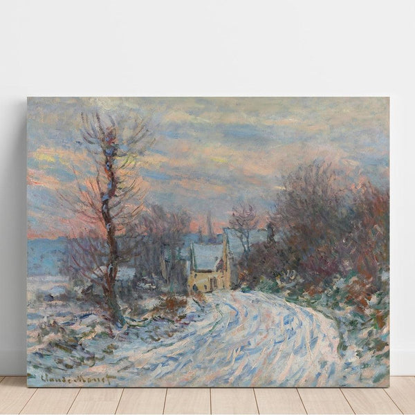 Reproduction of the painting L'entrée De Giverny En Hiver - Claude Monet