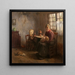 L'heure du thé - Cornelis Kraan — gerahmtes Bild an der Wand
