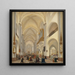 L'interno della cattedrale di Roskilde - Ditlev Martens — quadro incorniciato alla parete