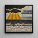 L'orage - Jean Brusselmans — gerahmtes Bild an der Wand