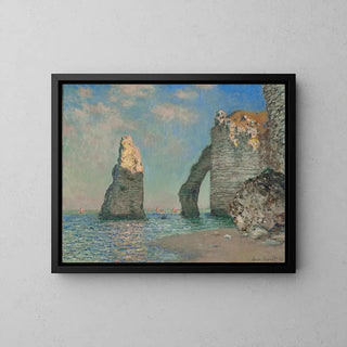 The Needle and the Aval Cliff by Claude Monet