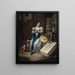 La Femme au chien - L. S. Jean — quadro incorniciato alla parete