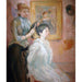Reproduktion des Gemäldes La Coiffure - Berthe Morisot