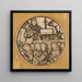 Die Bau des Tempels - Sir Edward Coley Burne-Jones — Wandpräsentation des Kunstwerks