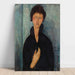 Reproduction of the painting La Femme aux yeux bleus - Amedeo Modigliani
