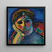 La Femme pensante - Alexej von Jawlensky — quadro incorniciato alla parete