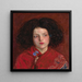 The Irish Girl - Ford Madox Brown — framed artwork on a wall