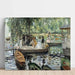 Reproduction of the painting La Grenouillère - Pierre-Auguste Renoir