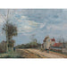 Riproduzione del dipinto La Maison de Monsieur Musy, Route de Marly, Louveciennes - Camille Pissarro