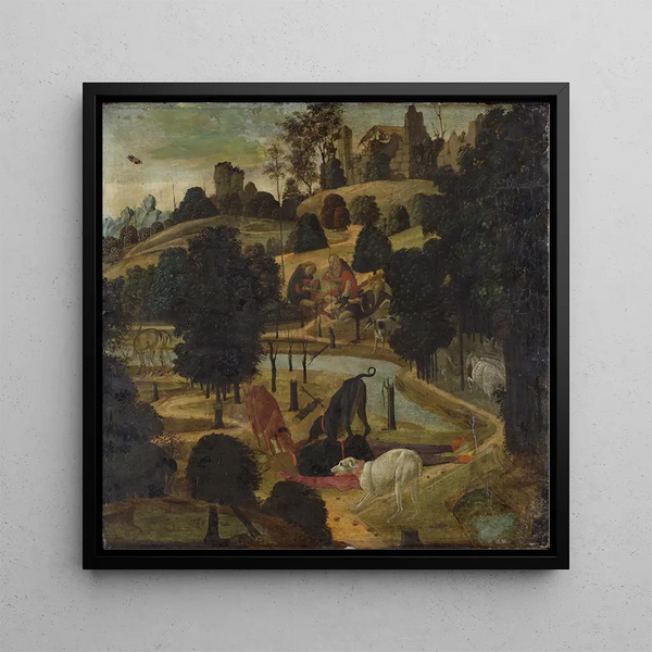 La Mort d'Actéon - Jacopo del Sellaio