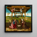 Die Geburt - Francesco Di Simone Da Santacroce — gerahmtes Bild an der Wand