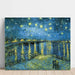Reproduktion des Gemäldes Die sternenklare Nacht über dem Rhone - Vincent Van Gogh