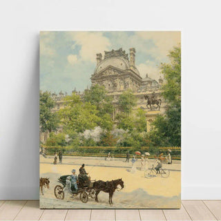 La Place du Louvre - Louis Béroud | Reproduction Tableau Décoration murale affiche copie