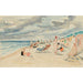Reproduktion des Gemäldes Die Strand von Deauville - Henri Lebasque