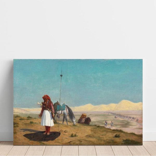 La Prière dans le Désert - Jean-Léon Gérôme | Reproduction Tableau Décoration murale affiche copie