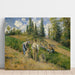 Riproduzione del dipinto La Récolte, Pontoise - Camille Pissarro