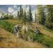 Riproduzione del dipinto La Récolte, Pontoise - Camille Pissarro