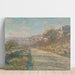 Reproduktion des Gemäldes La Route de La Roche-Guyon - Claude Monet