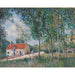Reproduktion des Gemäldes Die Straße von Moret nach Saint-Mammès - Alfred Sisley