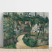 Reproduction of the painting La Route tournante - Paul Cézanne