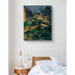 Reproduction of the painting La Route tournante à Montgeroult - Paul Cézanne