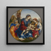 Die Heilige Familie mit Johannes dem Täufer und Margarete - Filippino Lippi — Wandpräsentation des Kunstwerks