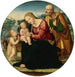 La Sainte Famille avec l'Enfant Baptiste dans un paysage - Sodoma — vista dell’opera