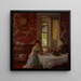 Die Rote Halle - Gaston La Touche — gerahmtes Bild an der Wand