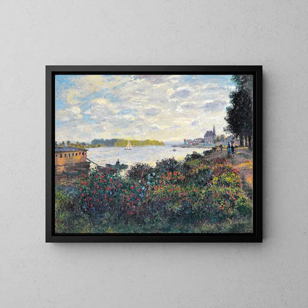 Reproduction of the painting La Seine à Argenteuil (1877) - Claude Monet