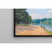 Reproduktion des Gemäldes Die Tamise mit Hampton Church - Alfred Sisley