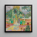 La Terrasse ou Une terrasse à Grasse - Pierre Bonnard — gerahmtes Bild an der Wand