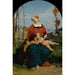 Reproduction of the painting of The Virgin, the Child Jesus, and Saint John - Jean-Léon Gérôme