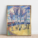 Riproduzione del dipinto La boucle du tramway à Skøyen - Edvard Munch