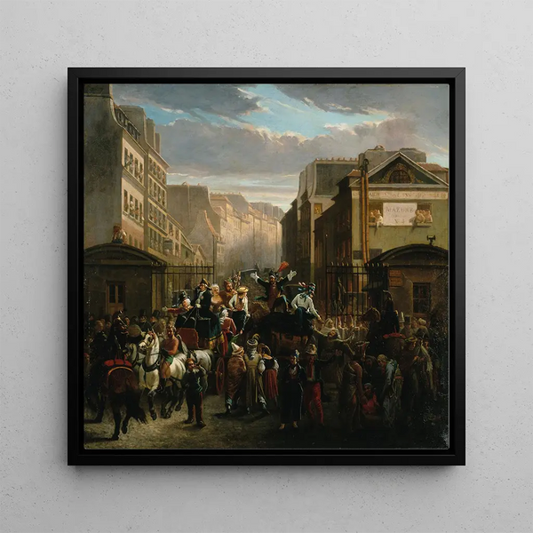 La descente de la Courtille - Charles Nanteuil