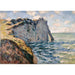 Riproduzione del dipinto La falaise d'Aval, Étretat - Claude Monet