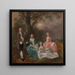 Die Familie Gravenor - Thomas Gainsborough — gerahmtes Bild an der Wand