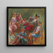 The artist's family - Anton Kolig — framed artwork on a wall