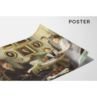 La famille de l'artiste - Paul Fischer | Reproduction Tableau Décoration murale affiche copie