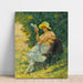 Reproduktion des Gemäldes Die Lektüre im Garten - Henri Lebasque