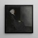 La mère de l'artiste, Frederikke Hammershi - Vilhelm Hammershi — gerahmtes Bild an der Wand