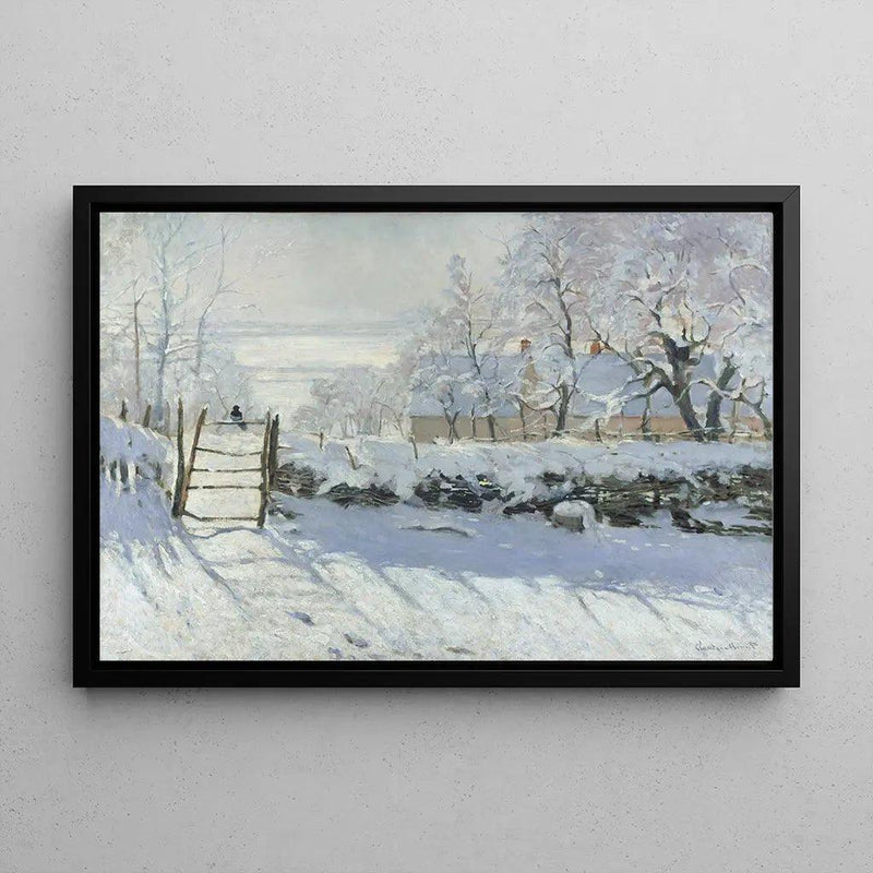 La pie - Claude Monet | Reproduction Tableau Décoration murale affiche copie