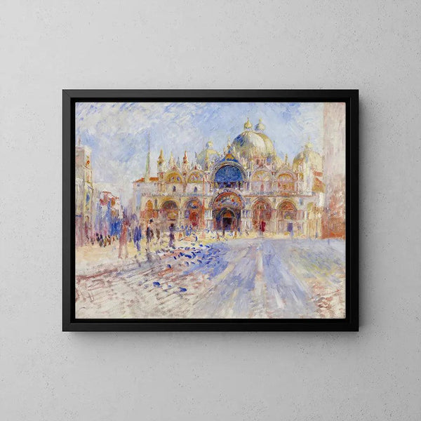La place Saint Marc, Venise - Pierre-Auguste Renoir | Reproduction Tableau Décoration murale affiche copie