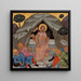 Die Auferstehung - Taddeo di Bartolo — gerahmtes Bild an der Wand
