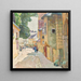 La strada Seipel a Mödling - Carl Moll — quadro incorniciato alla parete