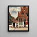 Reproduktion des Gemäldes Die Gasse von Johannes Vermeer