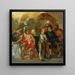 Die Szene der Erzherzogin Isabelle - Eugène Delacroix — gerahmtes Bild an der Wand