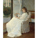 Riproduzione del dipinto La sorella dell'artista alla finestra - Berthe Morisot