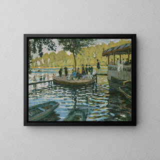 La Grenouillère - Claude Monet | Kunstdruck Gemälde Wanddekoration Poster Kopie