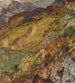 Lac alpin et rose alpine - Hugo Hodiener — artwork view